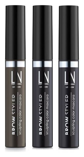 Тушь для бровей цветная Brow Styler Sculpting Color Mascara  LN Professional