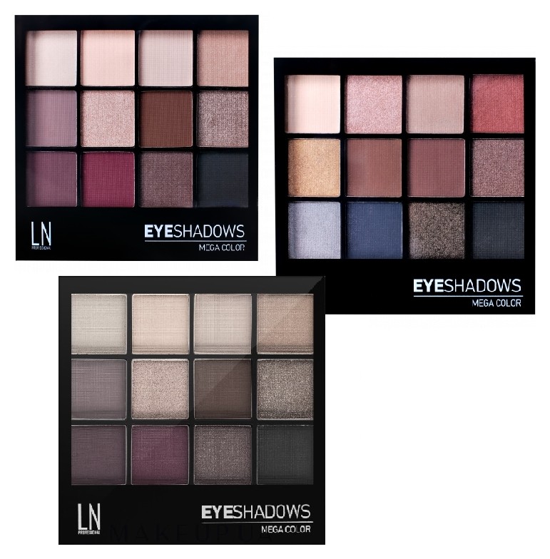 Тени для век Mega Color Eyeshadows Kit  LN Professional