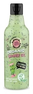 Skin Super Food Seed Гель для душа расслабляющий Cucumber & bazil seeds Planeta Organica