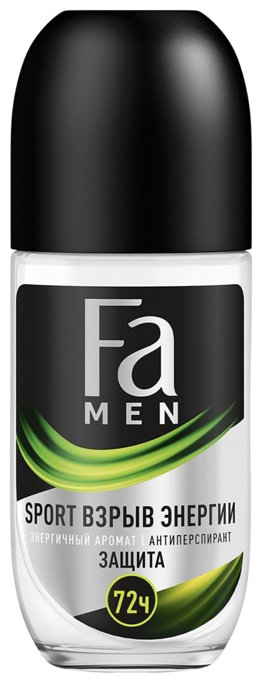 Дезодорант роликовый Спорт, взрыв энергии  FA