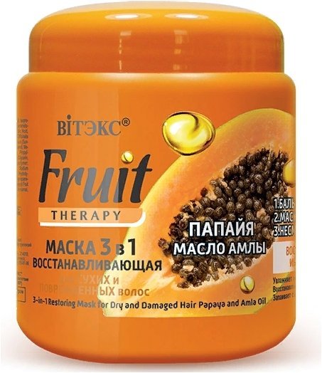 Отзыв на Маска для волос восстанавливающая Папайя и масло амлы 3 в 1