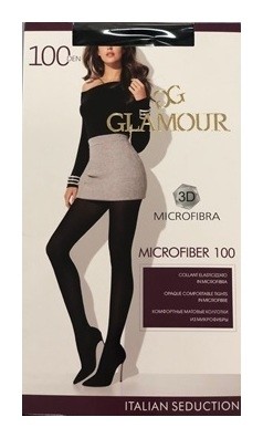 

Колготки женские Microfiber 3D 100 Den, Чёрный