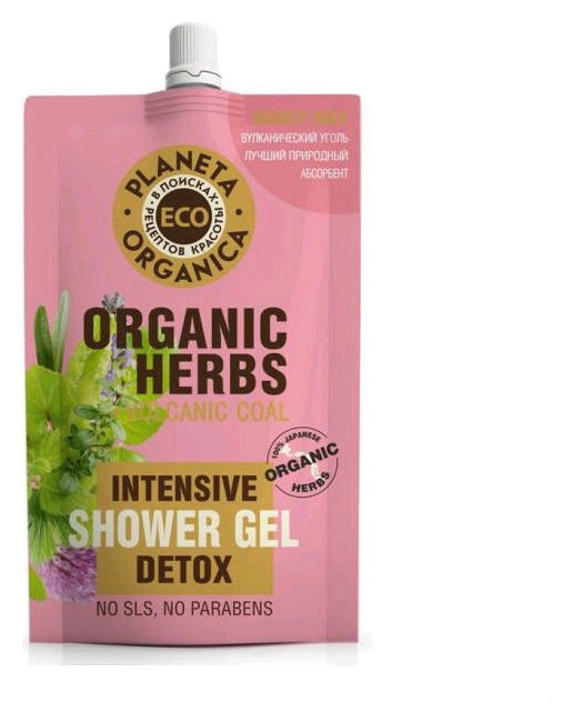 Детокс гель для душа Organic herbs