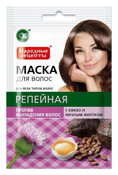Репейная маска для волос с какао и яичным желтком против выпадения отзывы