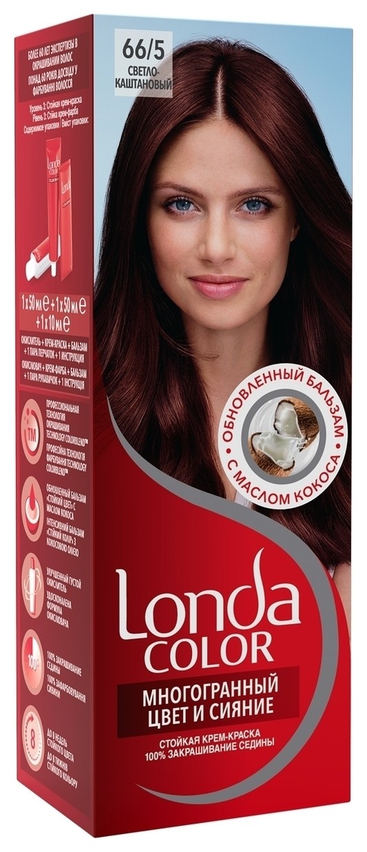 Тон 66/5 Светло-каштановый  Londa Professional