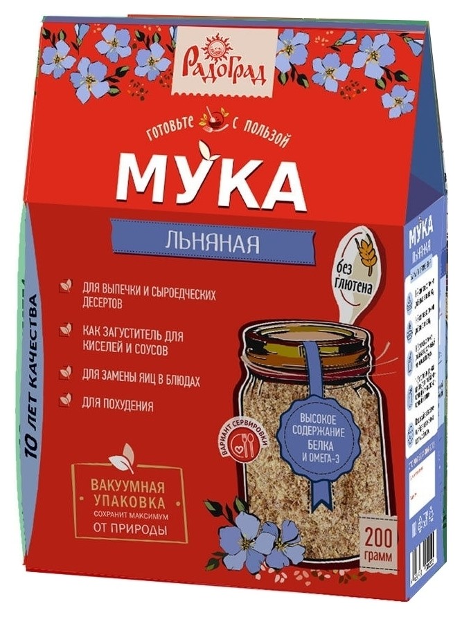 Мука из семян льна  Радоград
