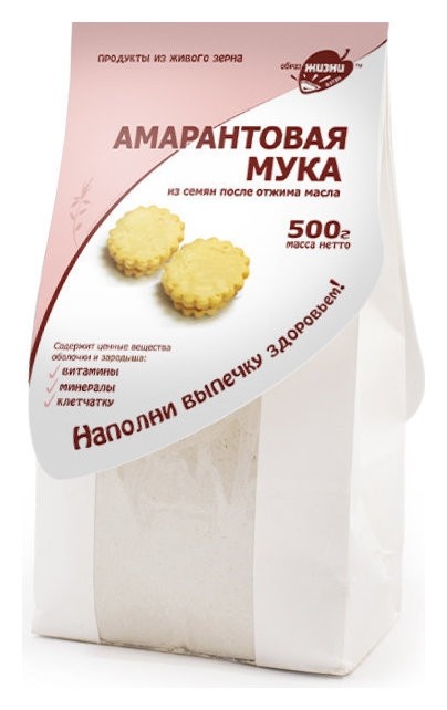 Амарантовая мука 500 гр Polezzno