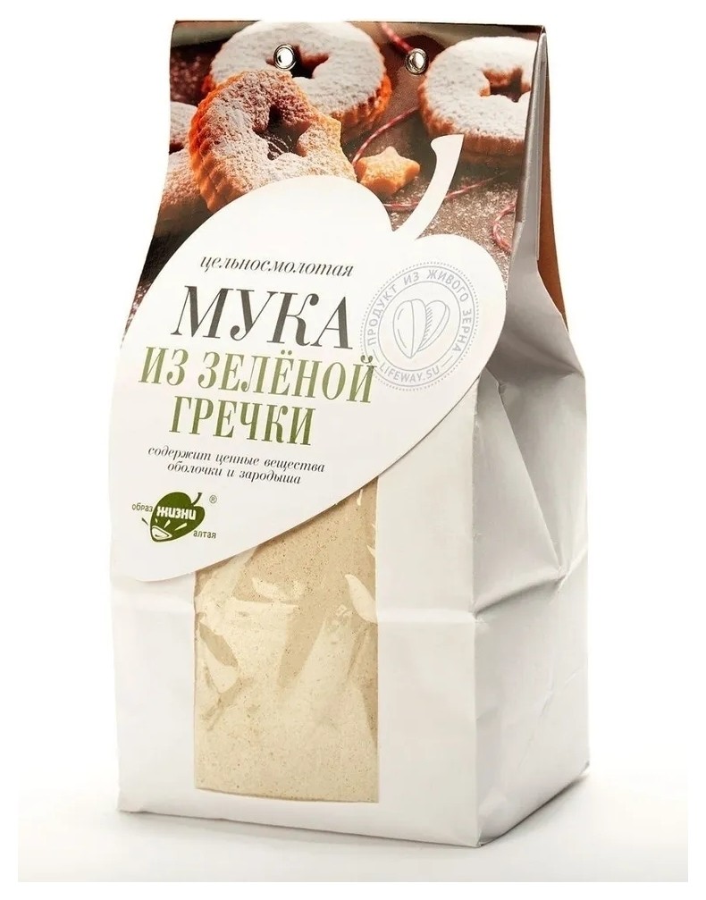 Мука из зеленой гречки  Образ Жизни Алтая