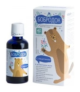 Смузи-концентрат-сироп "Бобродок" с лецитином  Сашера-Мед