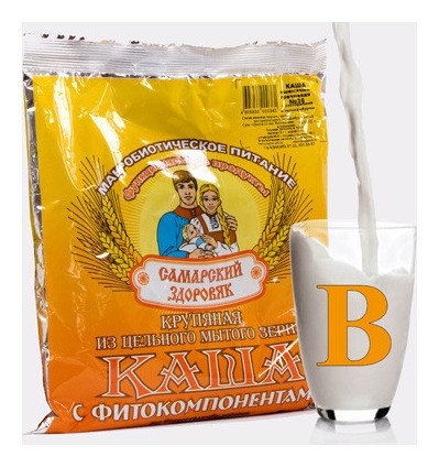 Каша Здоровяк №80 с пробиотиком В Самарский Здоровяк