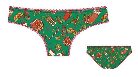 Трусики Merry Christmas  Innamore