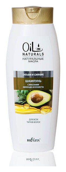 Шампунь для волос с маслами авокадо и кунжута Белита - Витэкс