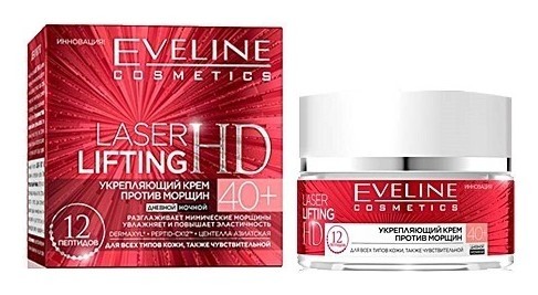 

Eveline Laser lifting hd крем "Укрепляющий против морщин 40+"