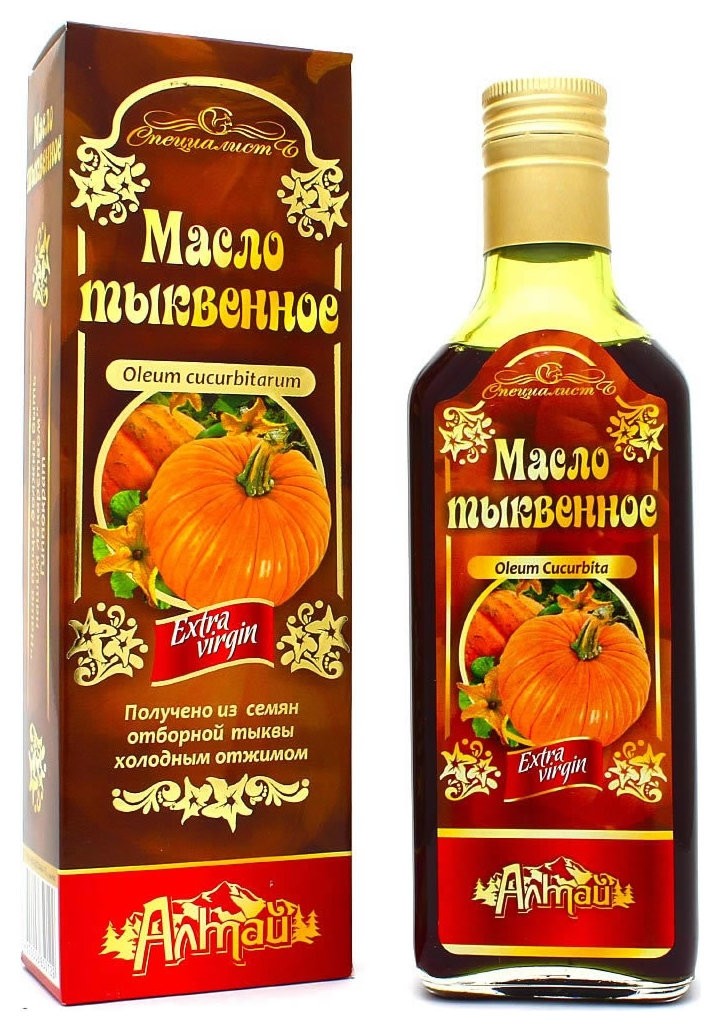 Масло тыквенное Алтай  Специалист