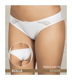 Трусики-слипы средней посадки с кружевом BD33375  Innamore