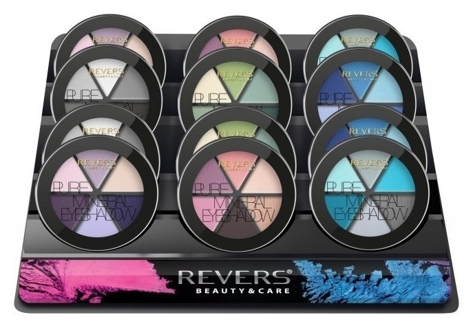 Тени для век "Pure Mineral Eyeshadow" 6 цветов Revers
