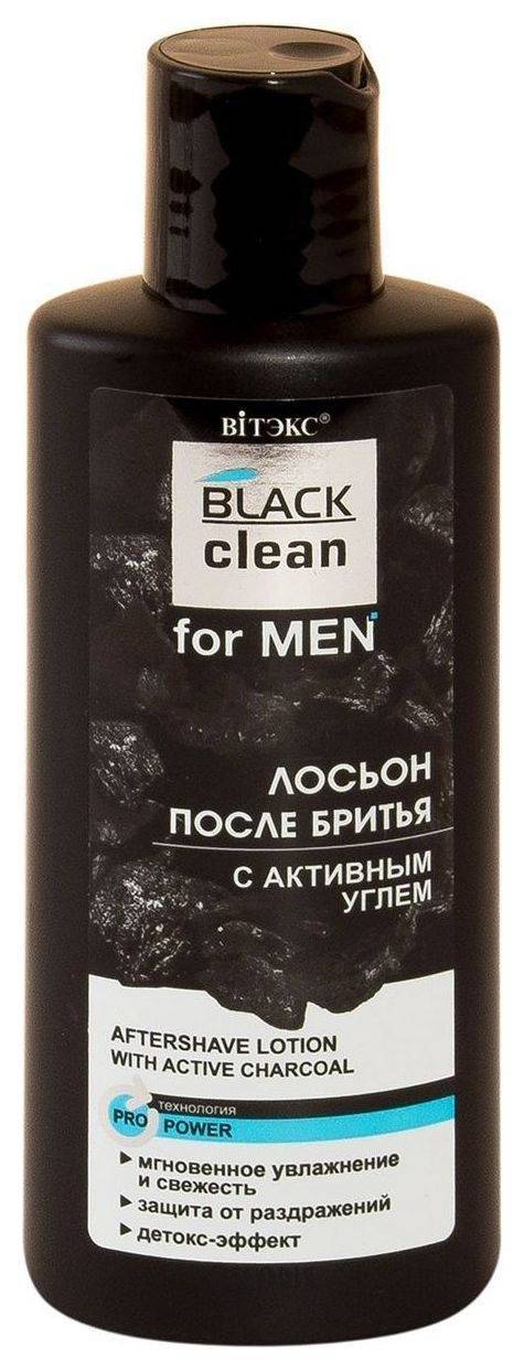 Лосьон для лица после бритья с активным углем For Men Белита - Витекс BLACK CLEAN