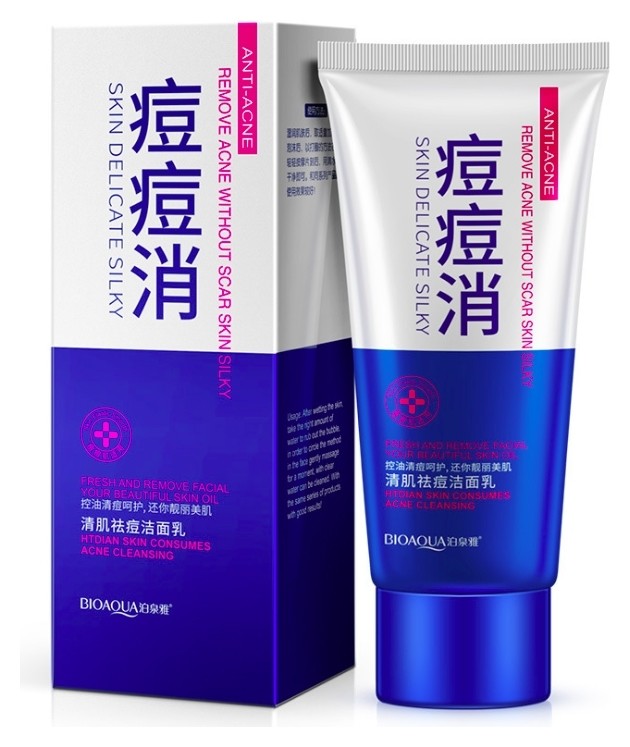 Пенка для умывания с анти-акне эффектом на основе масла дерева ши  Bioaqua