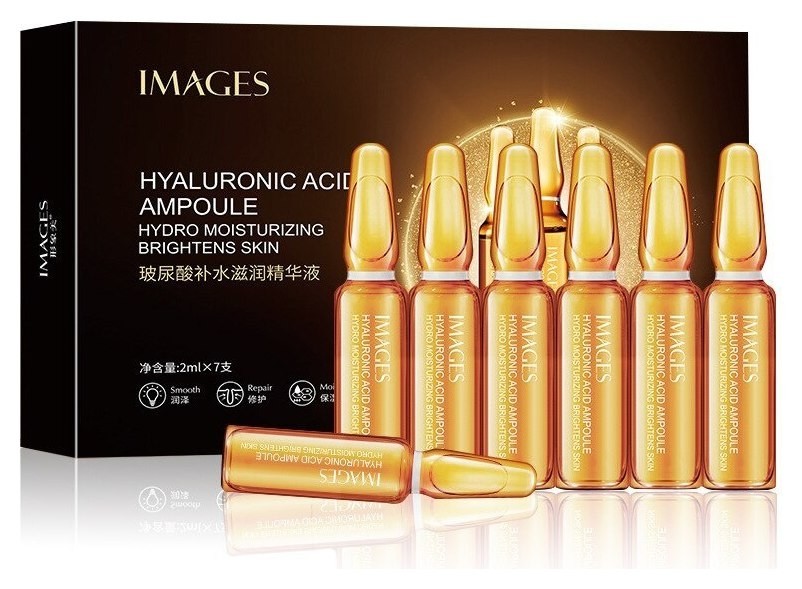Увлажняющая эссенция для лица на основе гиалуроновой кислоты,сужающая поры Hyaluronic Acid Ampoule  Images