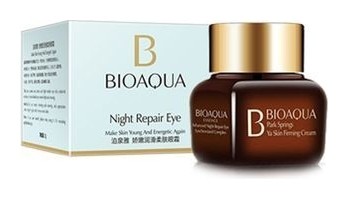 Ночной антивозрастной крем для области вокруг глаз Bioaqua