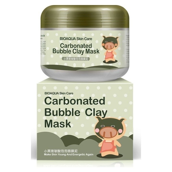 Очищающая пузырьковая кислородная маска для лица на основе активной глины Carbonated Bubble Clay Mask