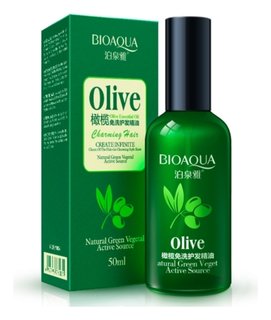 Несмываемое масло-флюид для волос с экстрактом оливы Bioaqua