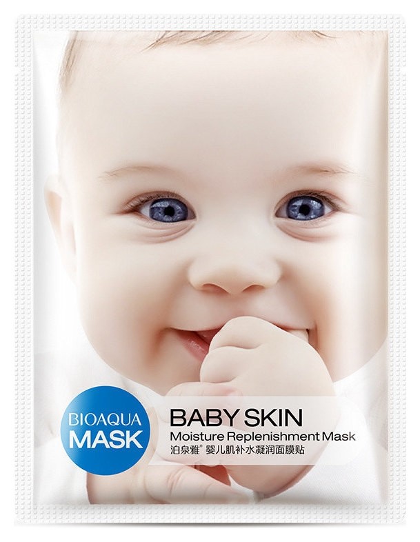 Увлажняющая восстанавливающая тканевая маска для лица "Вaby skin" отзывы