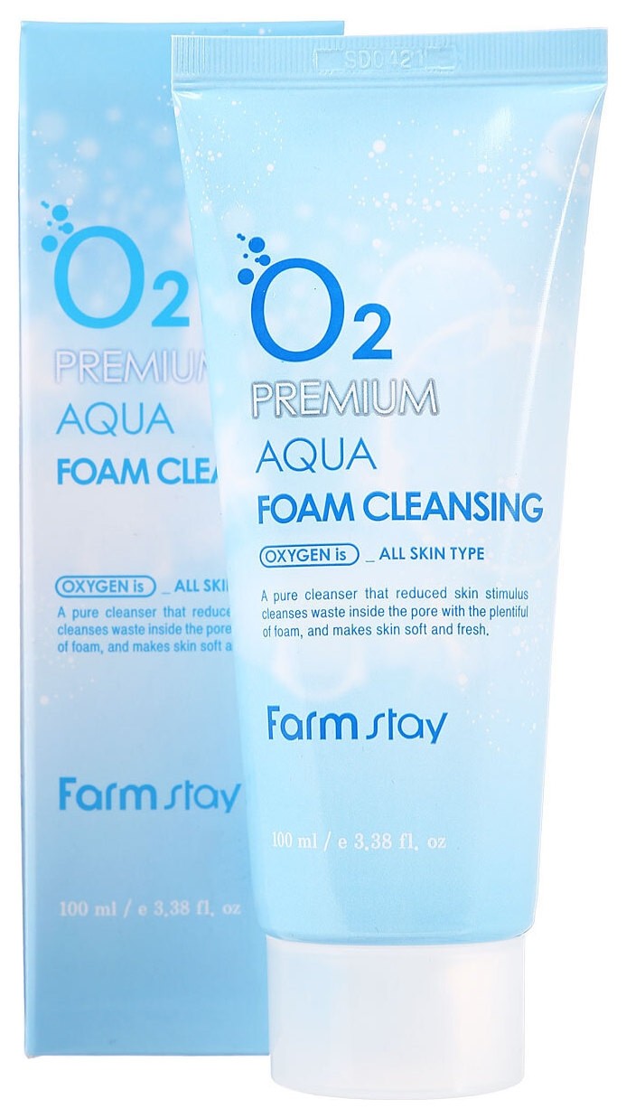 Очищающая пенка с кислородом O2 Premium Aqua Foam Cleansing отзывы