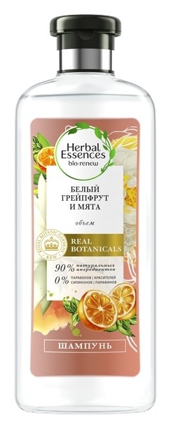 Шампунь для волос "Белый грейпфрут и мята" Объем Herbal Essences