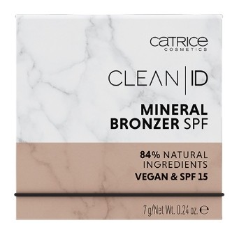 Бронзер для лица Clean ID Mineral Bronzer SPF 15  Catrice