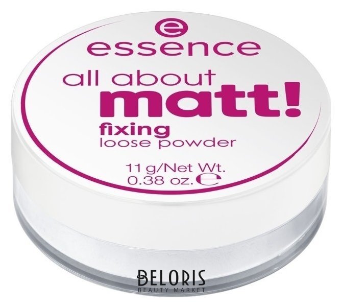 Пудра прозрачная Fixing Loose Powder Essence All About Matt!