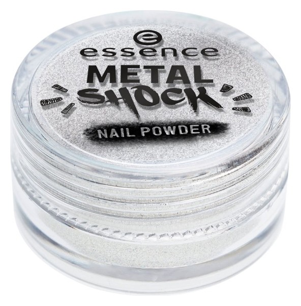 Пудра-втирка для ногтей Metal Shock Nail Powder Essence Metal Shock