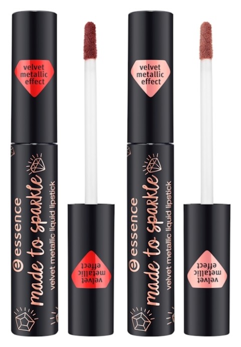 Губная помада "Made To Sparkle Velvet Metallic Liquid Lipstick"  Essence