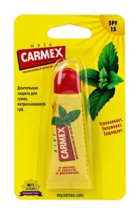 Бальзам для губ с ароматом мяты с защитой от воздействия ультрафиолета spf15 Carmex