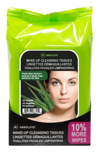 Салфетки для снятия макияжа Make-Up Cleansing Tissues Fresh Aloe Absolute New York