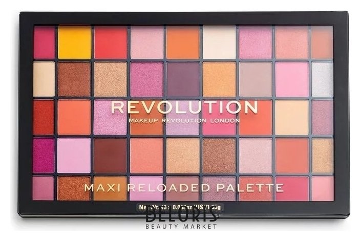 Палетка теней для век Maxi Reloaded Eyeshadow Palette Makeup Revolution Reloaded