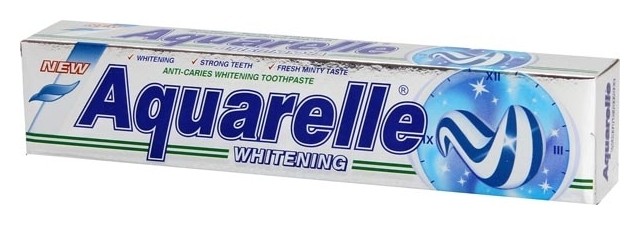 Зубная паста Whitening двухцветная Aquarelle