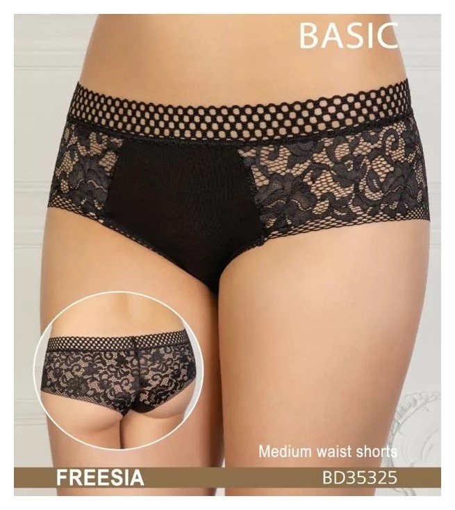 Трусики-шорты со средней линией талии BD35325  Innamore