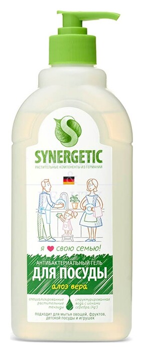 Cредство для мытья посуды  Synergetic