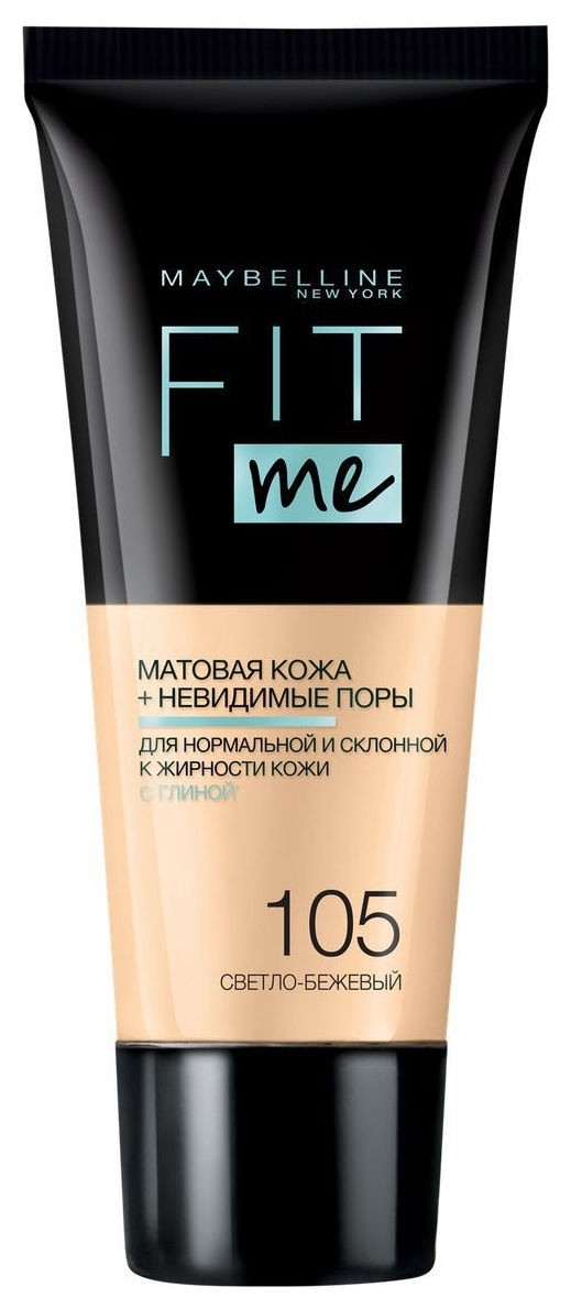 Тон 105 Светло-Бежевый  Maybelline New York