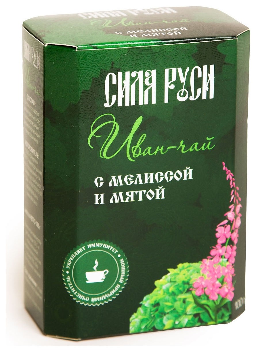 Иван чай Сила Руси с мелиссой и мятой Энергия жизни