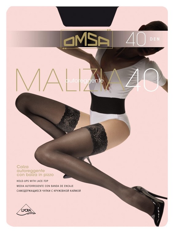 Чулки женские Malizia 40 Den  Omsa