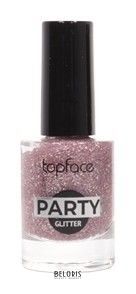 Лак для ногтей Party Glitter Nail TopFace