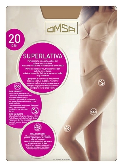 Колготки женские Superlativa 20 Den  Omsa