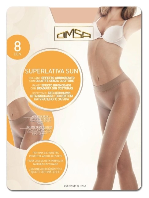 Колготки женские Superlativa Sun 8 Den  Omsa