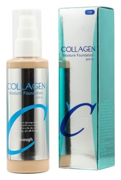Тональная основа для лица увлажняющая Collagen Moisture Foundation SPF 15 Enough (Инаф)