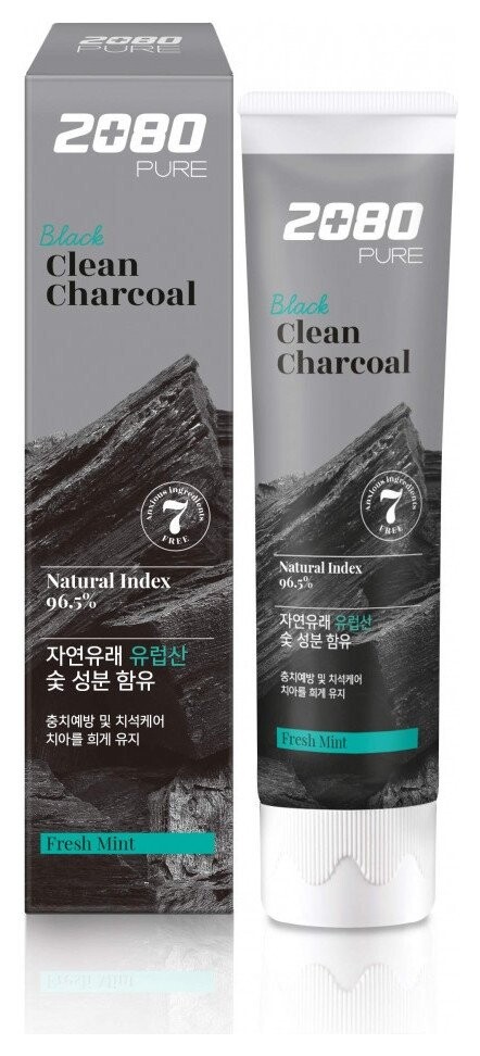 Зубная паста Уголь и мята Dental Clinic 2080