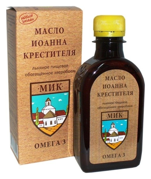 Масло Иоанна Крестителя - масло льняное с экстрактом зверобоя Компас здоровья