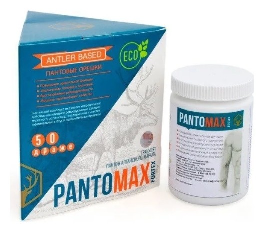 Пантовые орешки Pantomax Fortex  Сашера-Мед