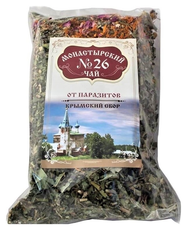 Чай монастырский №26 Против паразитов  Монастырский чай